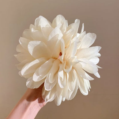 Flower Mesh Scrunchie