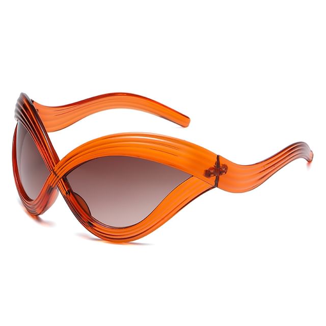Wavy Oversized Sunglasses