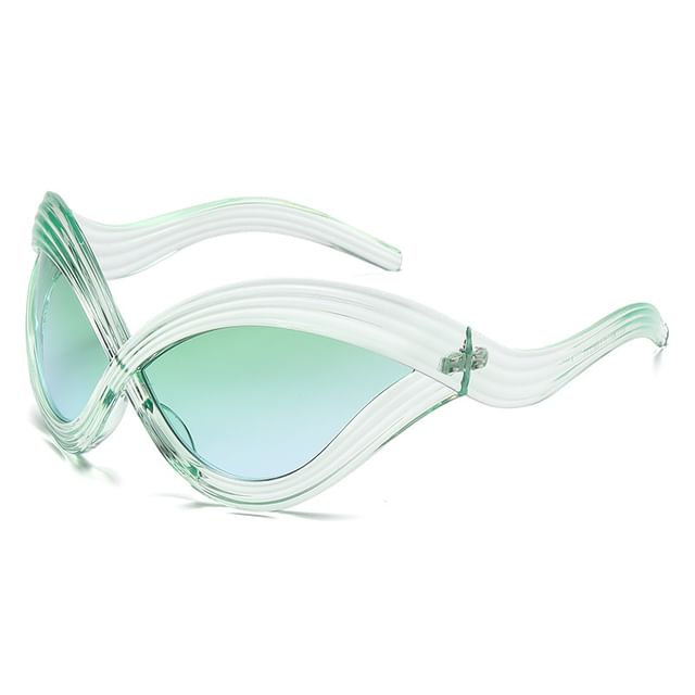 Wavy Oversized Sunglasses