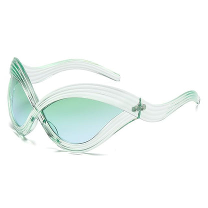 Wavy Oversized Sunglasses