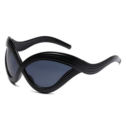 Wavy Oversized Sunglasses