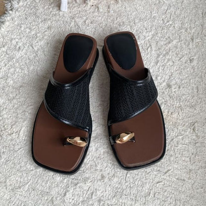 Square Toe Platform Sandals