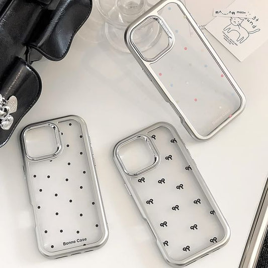 Dot Case / Polka Phone Bow