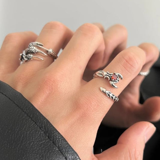Gemstone Claw Ring