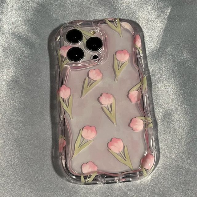 / Floral Case Stand iPhone Print Set