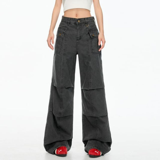 Mid Rise Baggy Cargo Pants (Various Designs)