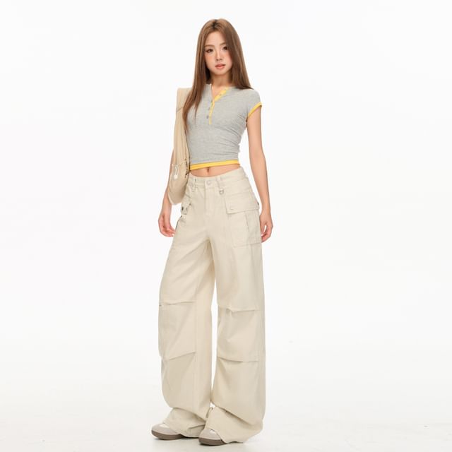 Mid Rise Baggy Cargo Pants (Various Designs)