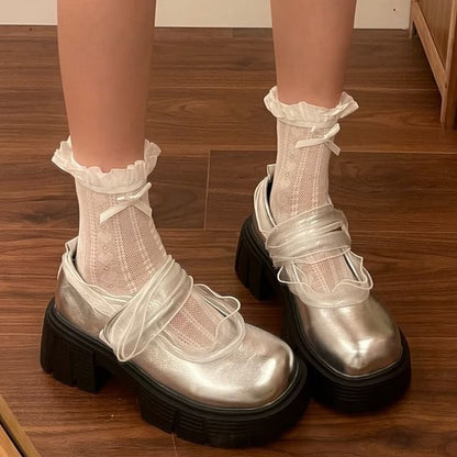 Platform Balletcore Flats
