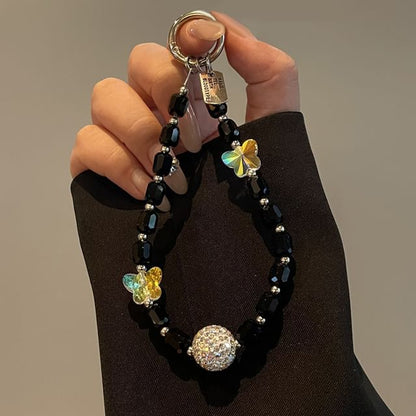 Butterfly Lanyard Beaded Phone