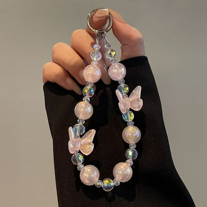 Beaded Phone Lanyard Butterfly