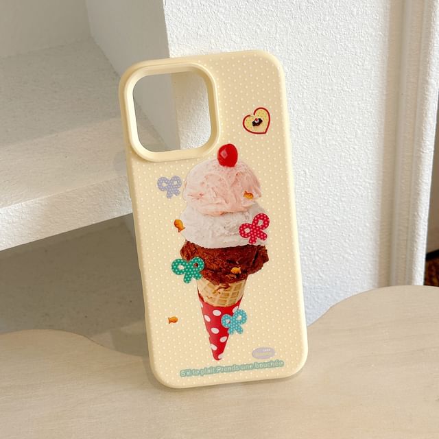 Case Print Ice Cream Phone
