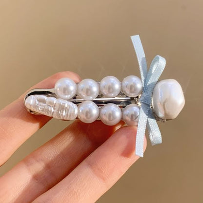 Clip Faux Set Hair / Pearl