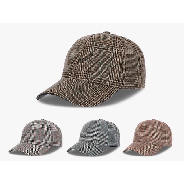 Plaid Baseball Cap