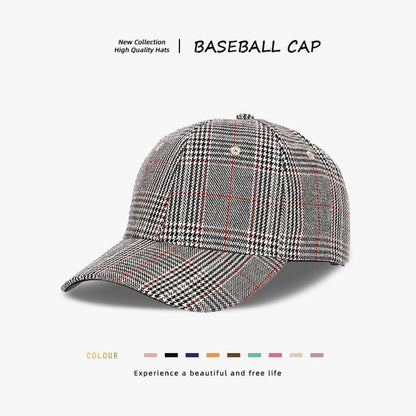 Plaid Baseball Cap