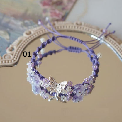 Bracelet Butterfly Rope