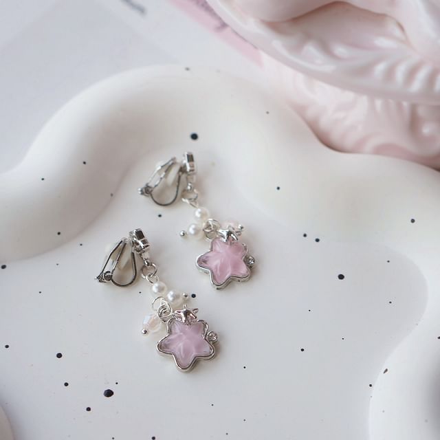 Earring On Star / Dangle Clip