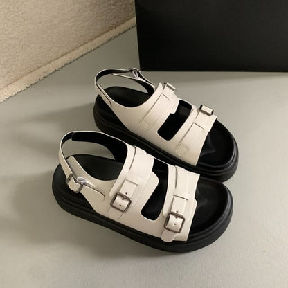 Platform Buckled Sandals