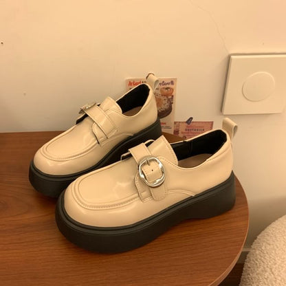 Platform Buckled Loafers