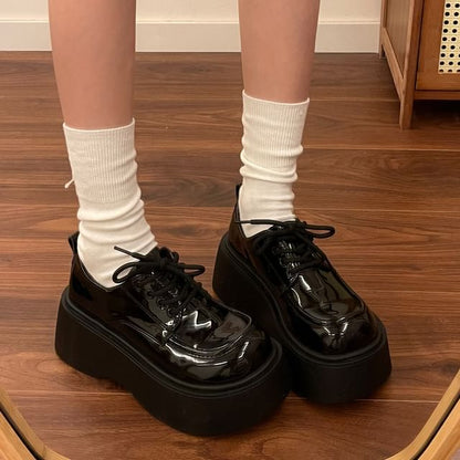 Platform Lace Oxfords