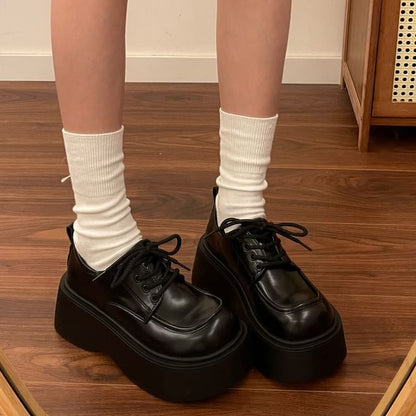 Platform Lace Oxfords