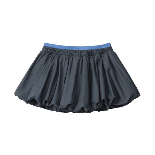 Plain Mini A-Line Skirt