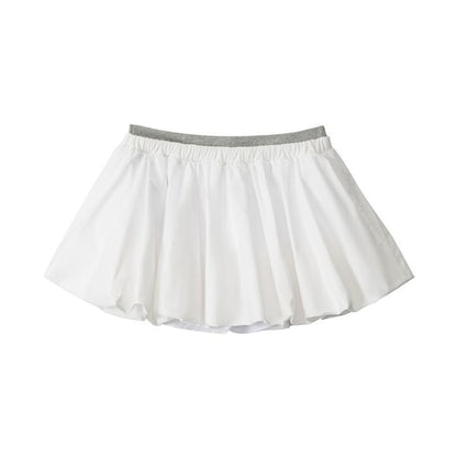 Plain Mini A-Line Skirt