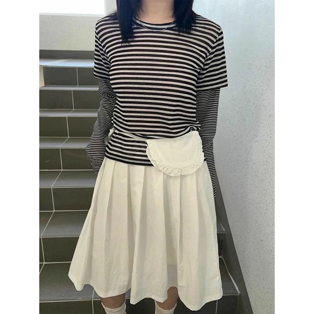 Set: Midi Skirt + Waist Bag