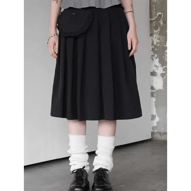 Set: Midi Skirt + Waist Bag