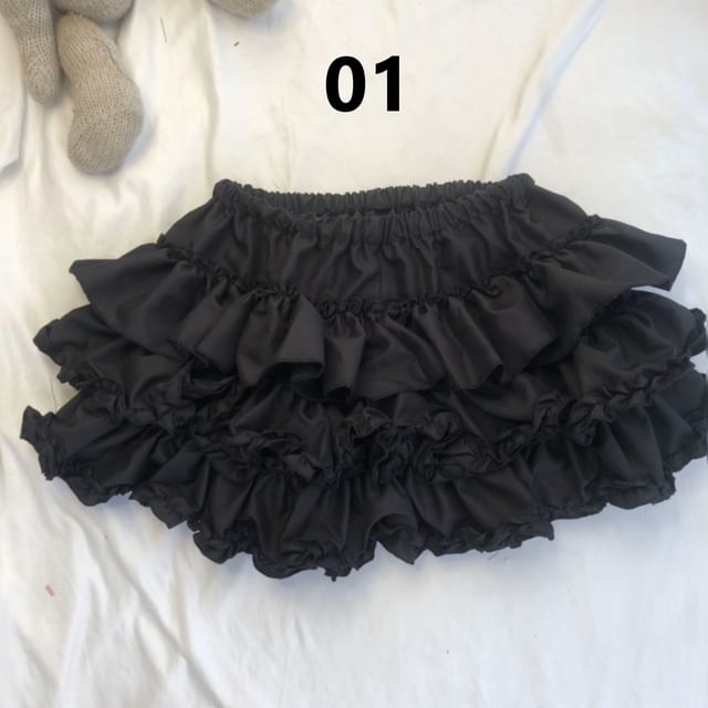 Tiered Mini Skirt