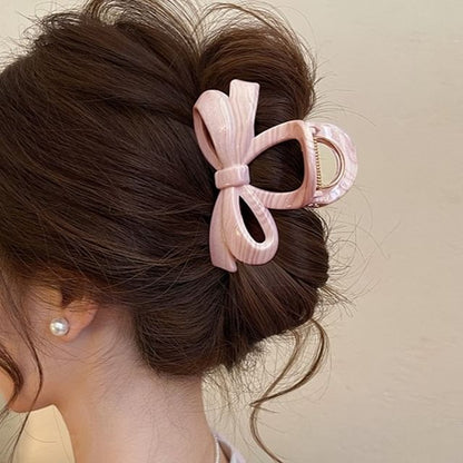 Claw Hair Clip Acrylic Bow