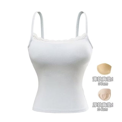 Lace Trim Cami Top
