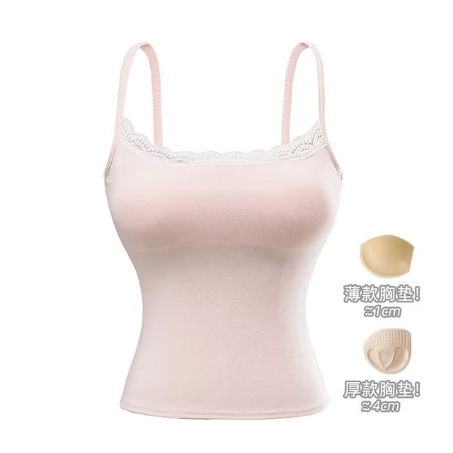 Lace Trim Cami Top
