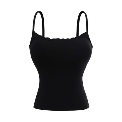 Lace Trim Padded Camisole
