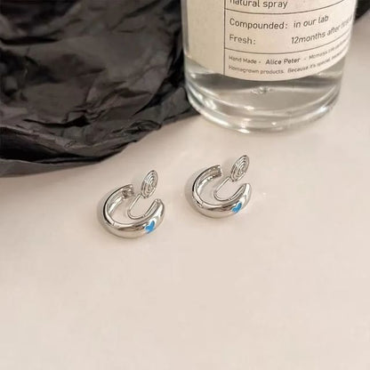 Hoop Butterfly Earring Clip-On /