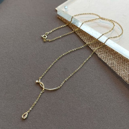 Rhinestone Pendant Necklace