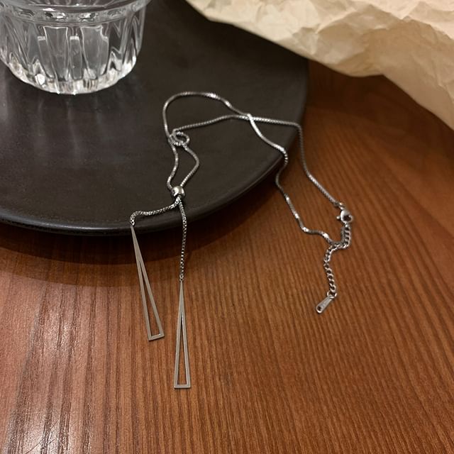 Triangle Pendant Necklace