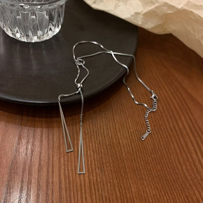 Triangle Pendant Necklace