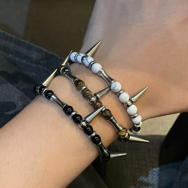 Studdded Bead Bracelet