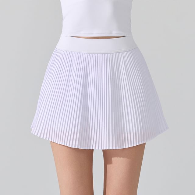 High Waist Sport Mini Pleated Skirt