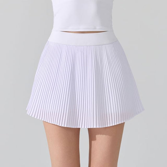 High Waist Sport Mini Pleated Skirt