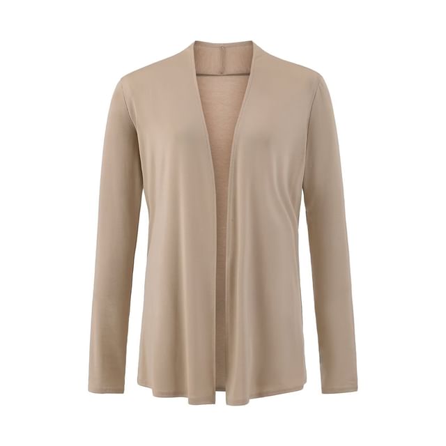 Lightweight Open Front Cardigan