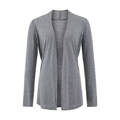 Lightweight Open Front Cardigan