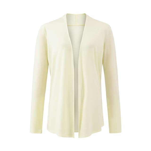 Lightweight Open Front Cardigan
