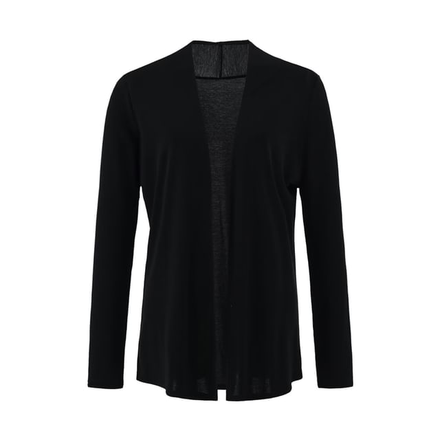Lightweight Open Front Cardigan