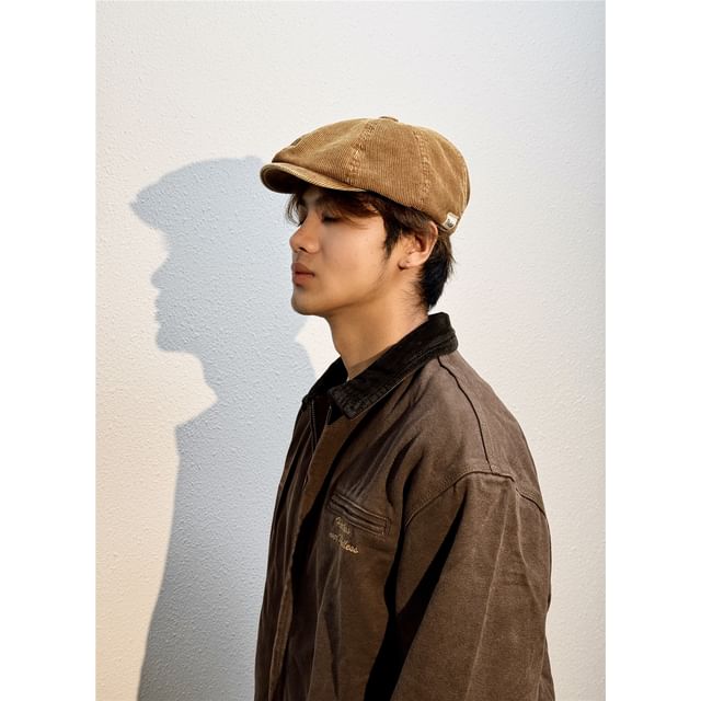Corduroy Newsboy Cap