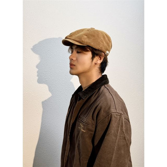 Corduroy Newsboy Cap