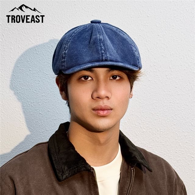 Corduroy Newsboy Cap