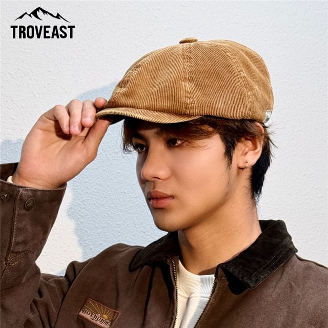 Corduroy Newsboy Cap
