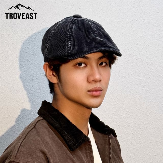 Corduroy Newsboy Cap
