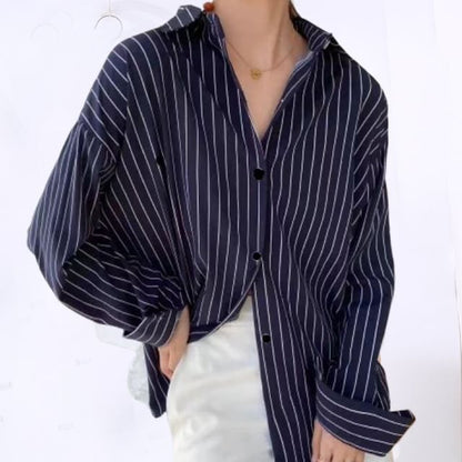 Striped Sleeved Casual Shirt